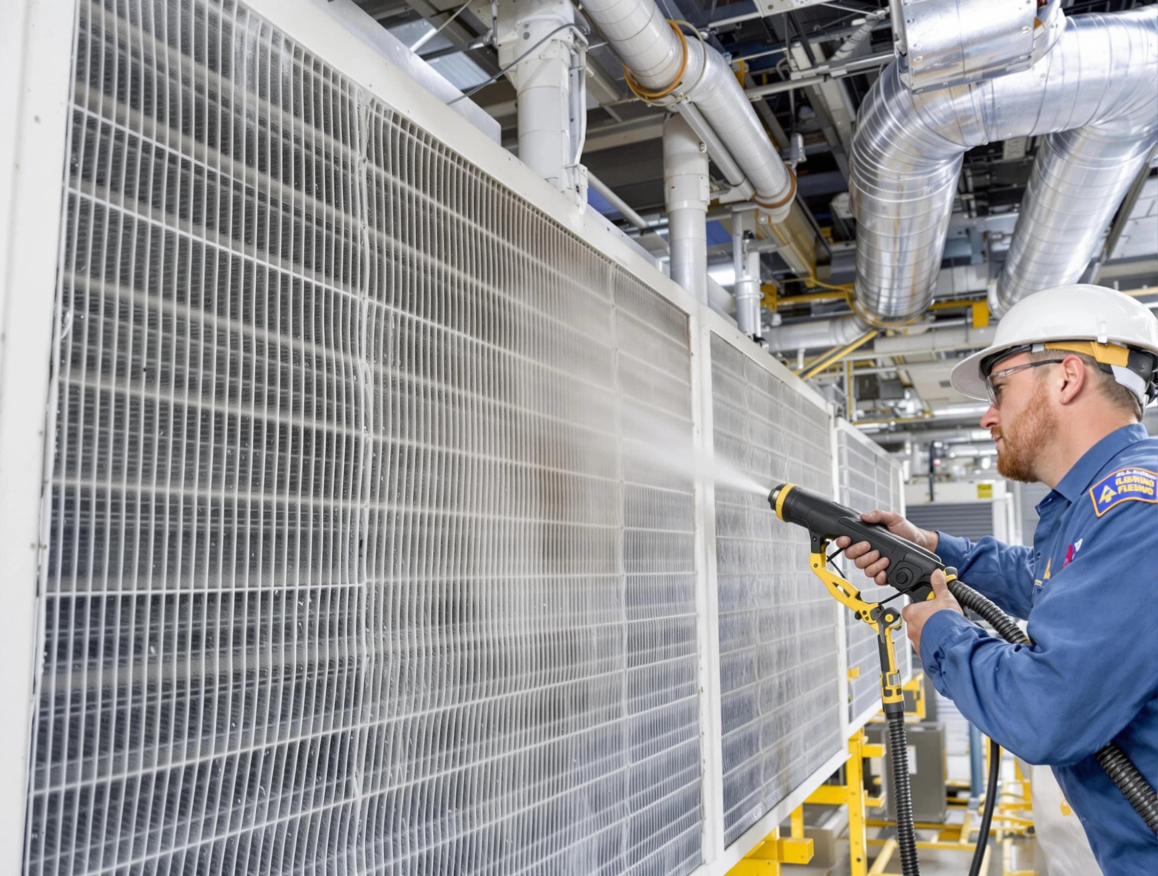 Professional commercial coil cleaning by Warr Acres Air Duct Cleaning in Warr Acres