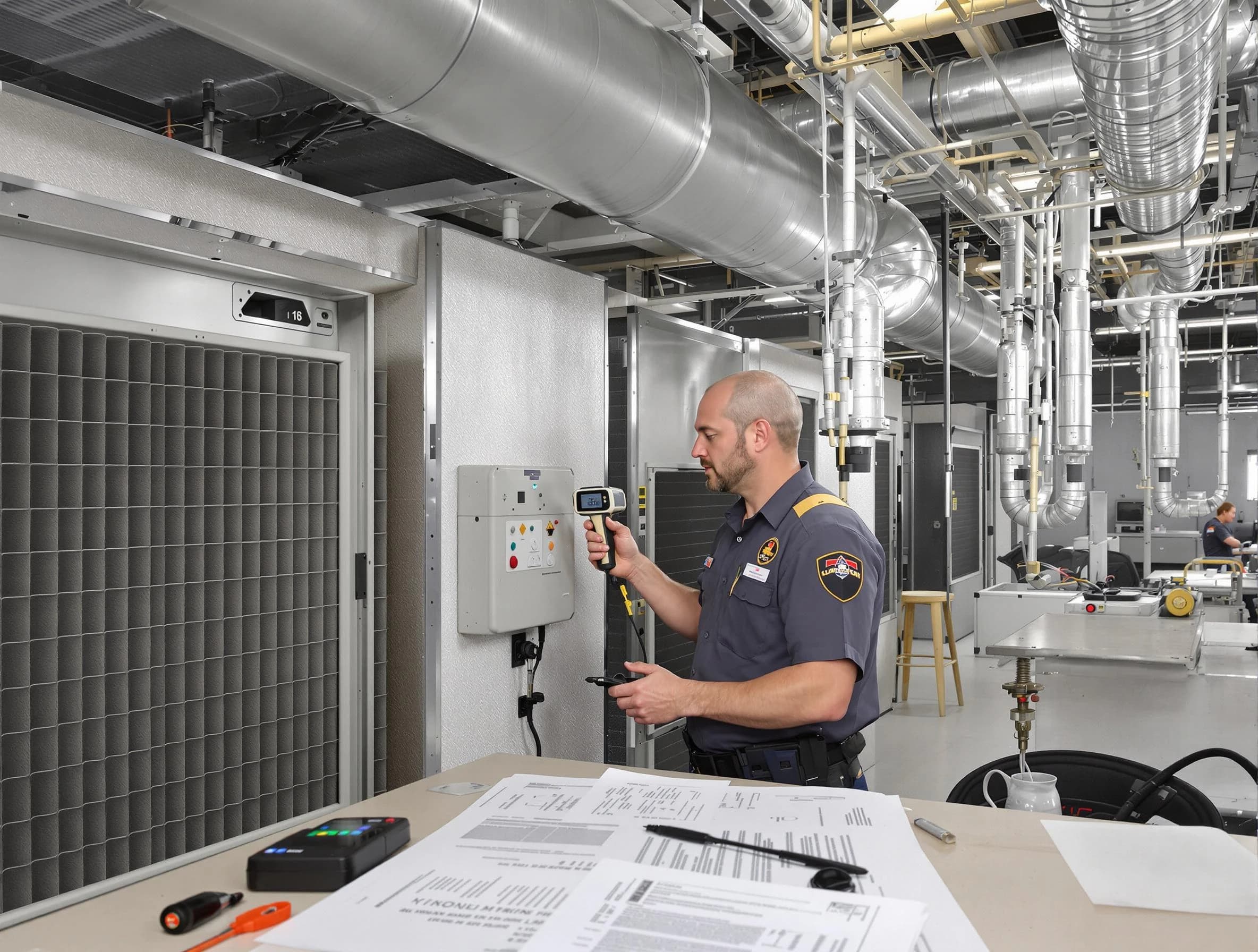 Professional filter system inspection by Warr Acres Air Duct Cleaning in Warr Acres