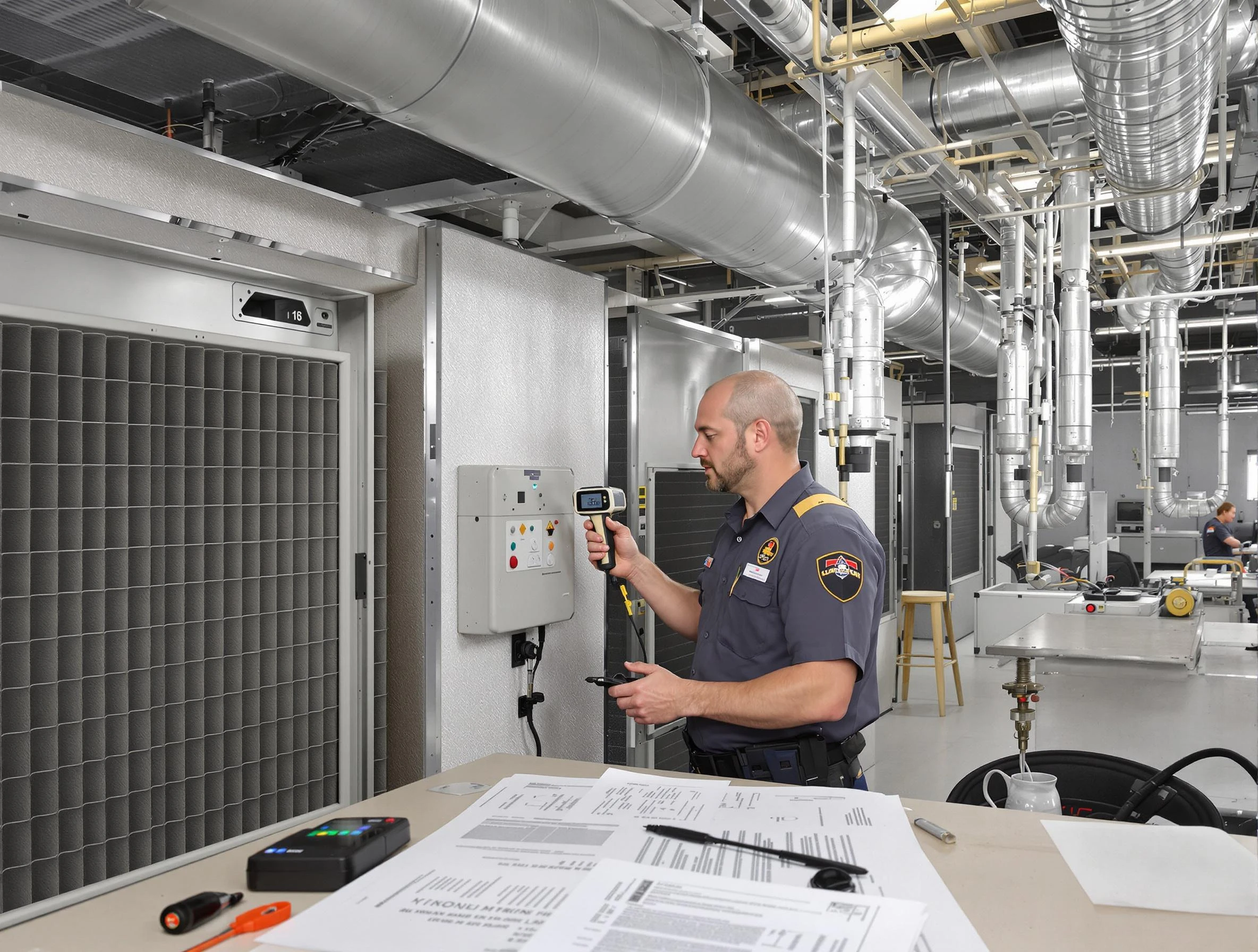 Professional filter system inspection by Warr Acres Air Duct Cleaning in Warr Acres